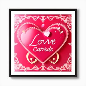 Love Catride Art Print