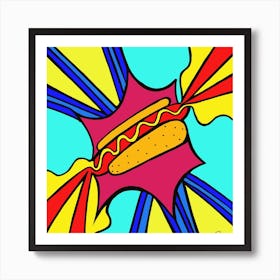 Hotdog Art Print