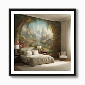 Fairytale Bedroom 1 Art Print