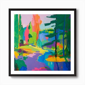 Colourful Gardens University Of British Columbia Canada 3 Art Print