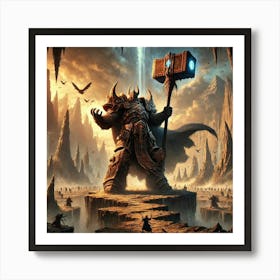 General Torvag Lithen Mantle Strength Art Print