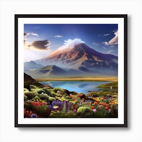 Mountain Landscape Art Print