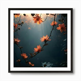 Flowers Stock Videos & Royalty-Free Footage 1 Art Print