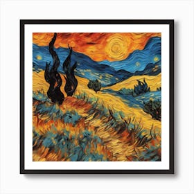 Starry Night 1 Art Print