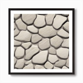 Stone Wall Texture 3 Art Print