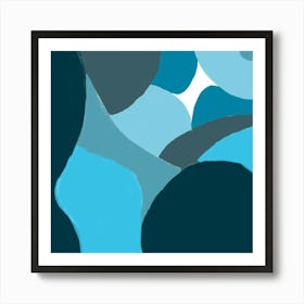 Blue variation Art Print