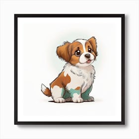 Cute Puppy Art Print