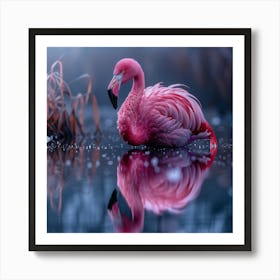 Pink Flamingo 6 Art Print