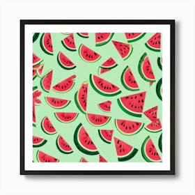 Watermelon Slices 2 Art Print