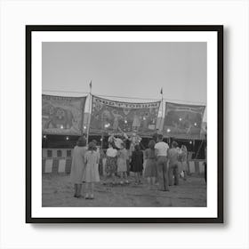 Untitled Photo, Possibly Related To Klamath Falls, Oregon, Circus Day By Russell Lee Art Print