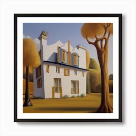 House In The Woods Art Print