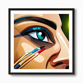 Egyptian Art Art Print