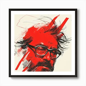 Man With A Beard Art Print