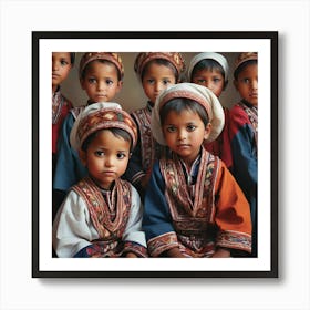 Children Of Pakistan Art Print