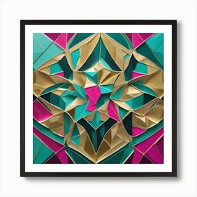 Geometric Abstract Art Art Print