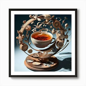 Tea Art 244 Art Print