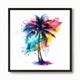 Tropical Palm Tree 3 Art Print