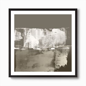 Textured Strokes In Neutrals 1 Art Print