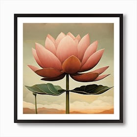 Lotus Flower Art Print