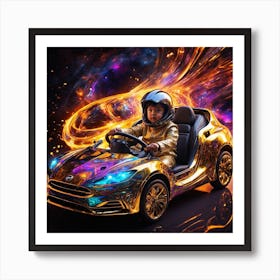 Futuristic Space Toy Art Print