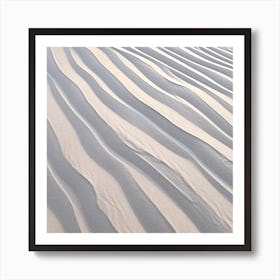 White Sand Dunes 2 Art Print