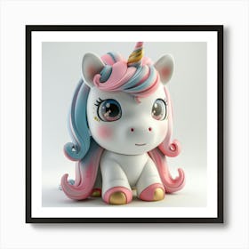 Unicorn 3d Print 2 Art Print