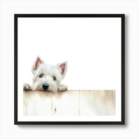 West Highland White Terrier Dog Art Print