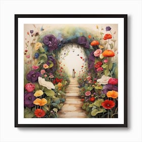 Garden Of Poppies 2 Art Print