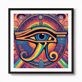 Eye Of Horus 1 Art Print