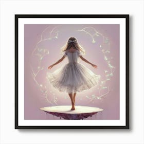 Fairytale Girl Art Print