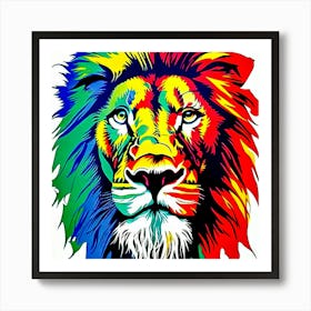 Lion portrait Art Print