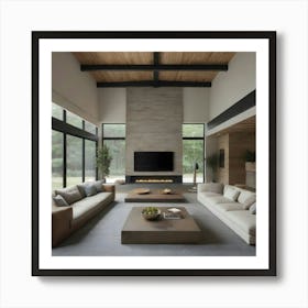 Modern Living Room 32 Art Print