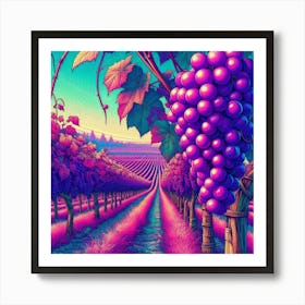 Purple Grapes 5 Art Print