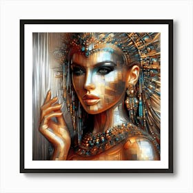 Cleopatra Portrait Artwork 205 Art Print