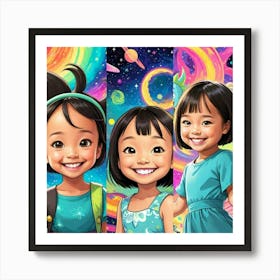 Happiness Smiles Unframed Art Print