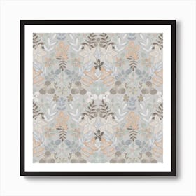 Floral Wallpaper Art Print