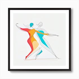Dance Couple Art Print