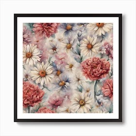 Carnations Art Print