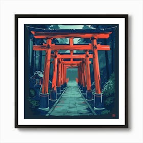 Fushigi Gate 5 Art Print