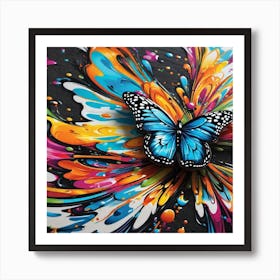 Colorful Butterfly 34 Art Print