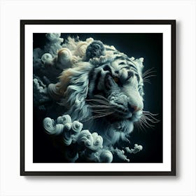 White Tiger 2 Art Print