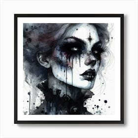 Gothic Girl 1 Art Print