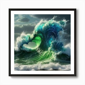 Ocean Wave 5 Art Print