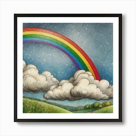 Rainbow In The Sky Art Print