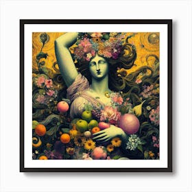 Goddess Of Fruit Art Print