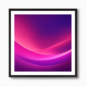 Abstract Purple Wavy Background Art Print