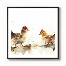 Chickens Art Print