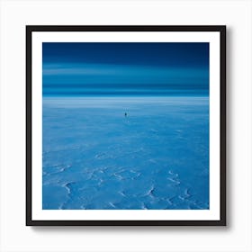 Blue Vast Nothingness Art Print