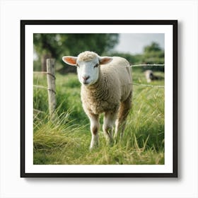 Sheep In A Field 9 Art Print