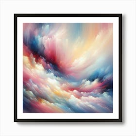 Abstract Clouds 3 Art Print